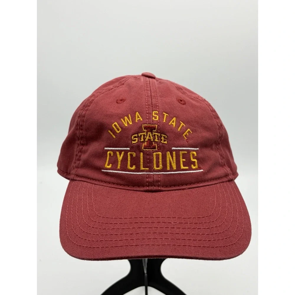 Iowa State Cyclones Hat ISU Cap OSFM Red NCAA Legacy 92 Strapback